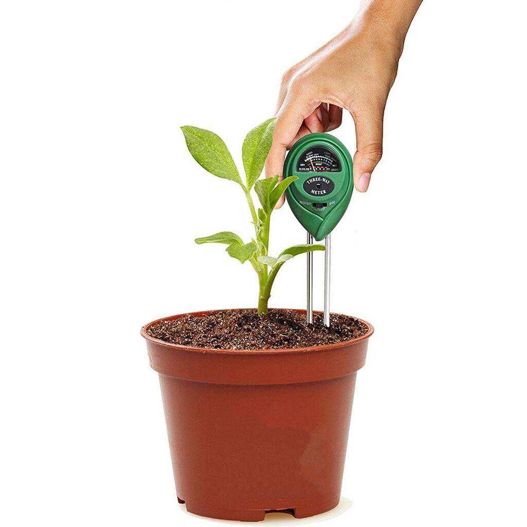 3 In1 Ph Tester Water Moisture Light Test Meter Kit For Garden Plant Flower Humidity Measuring Device Moisture Meter Hygrometer