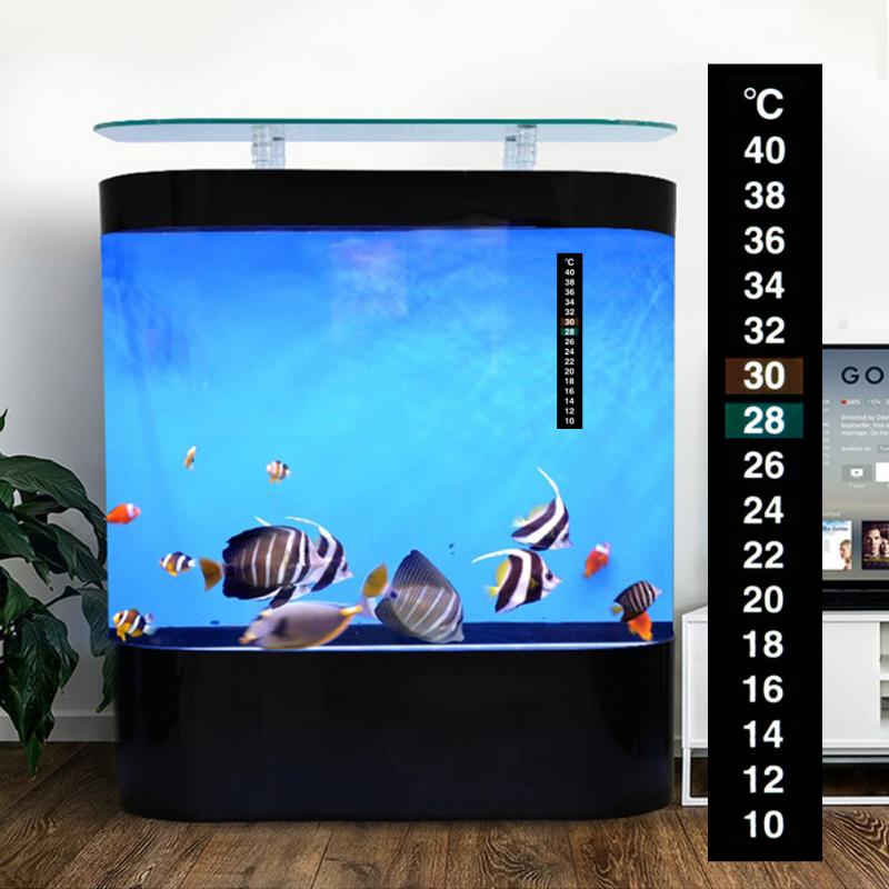 1 pièces Aquarium numérique Aquarium Aquarium réfrigérateur thermomètre autocollant température température mesure autocollants outils pour Aquarium réfrigérateur