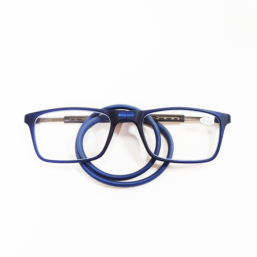 Draagbare leesbril High Definition hars Mode Opvouwbare presbyope bril TR90 Materiaal Flexibel frame te dragen: Blauw / +350
