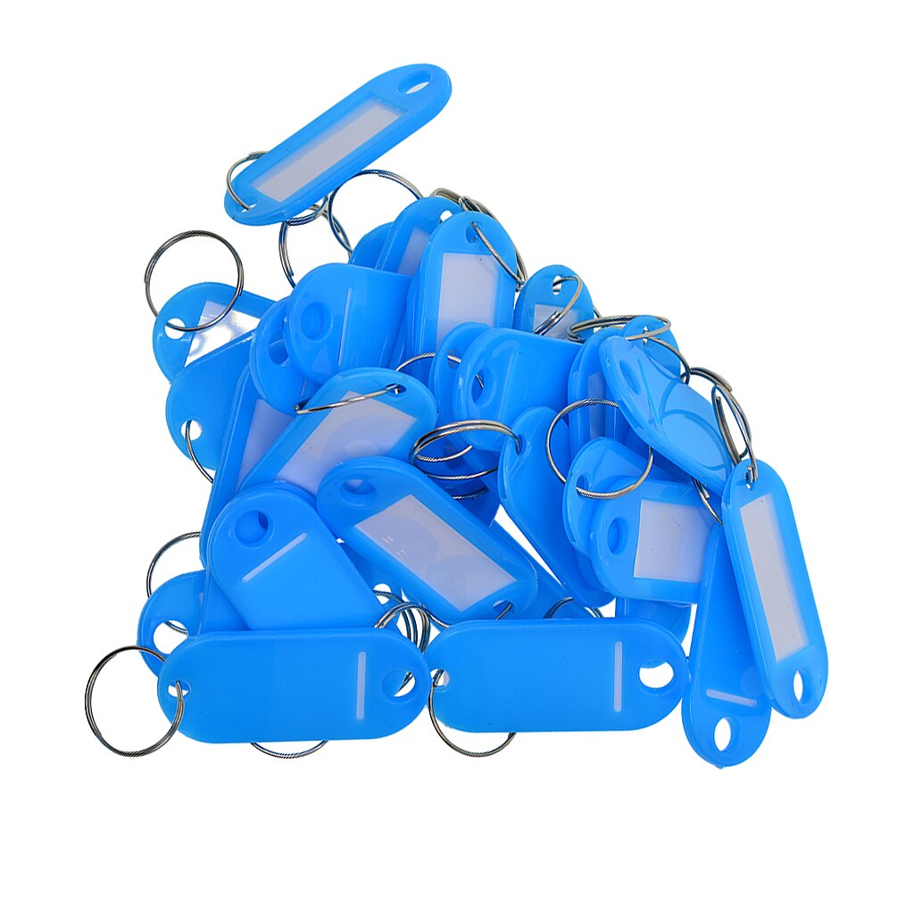 50pcs Steel Plastic Suitcase Label Identification Tags Accessories