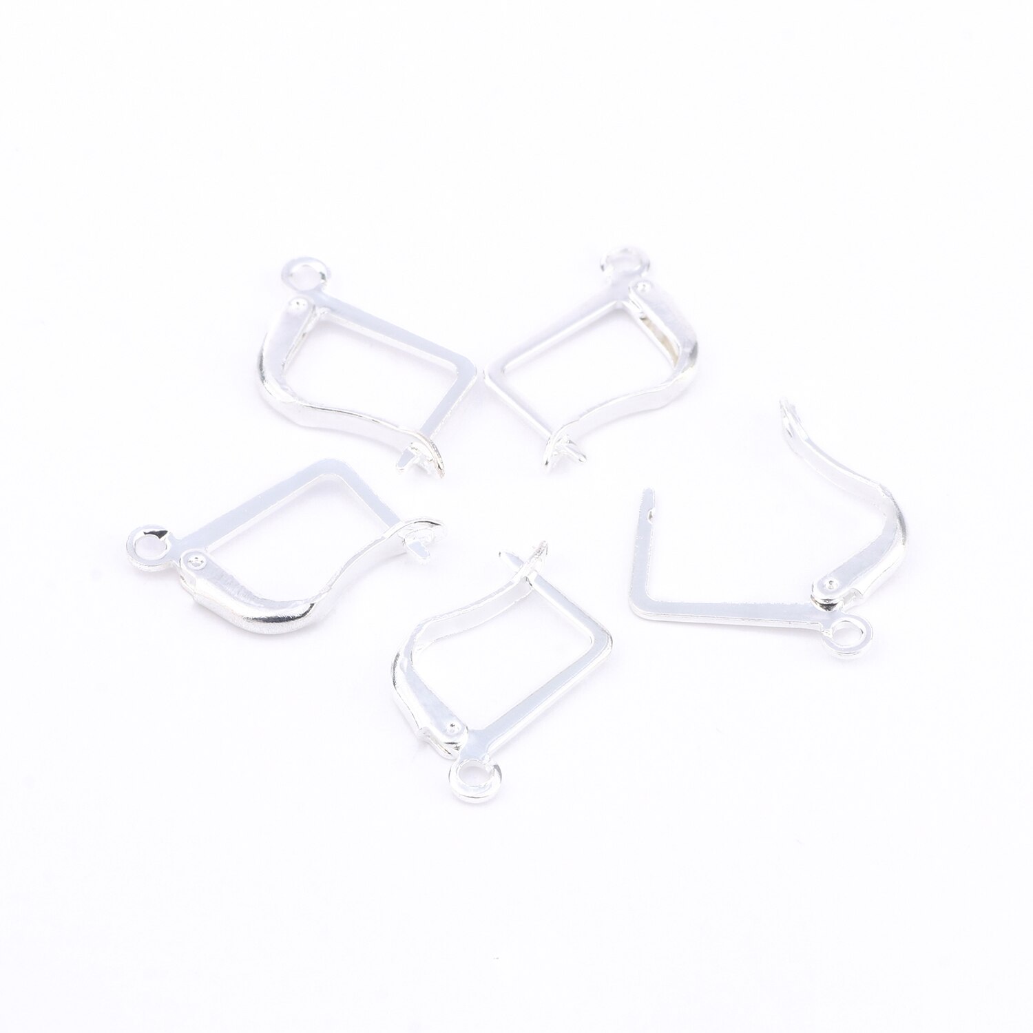 20 sztuk/partia 10x20mm złoty kolor srebrny francuski Earwire kolczyk Hook armatura DIY tworzenia biżuterii kolczyki klamrami...