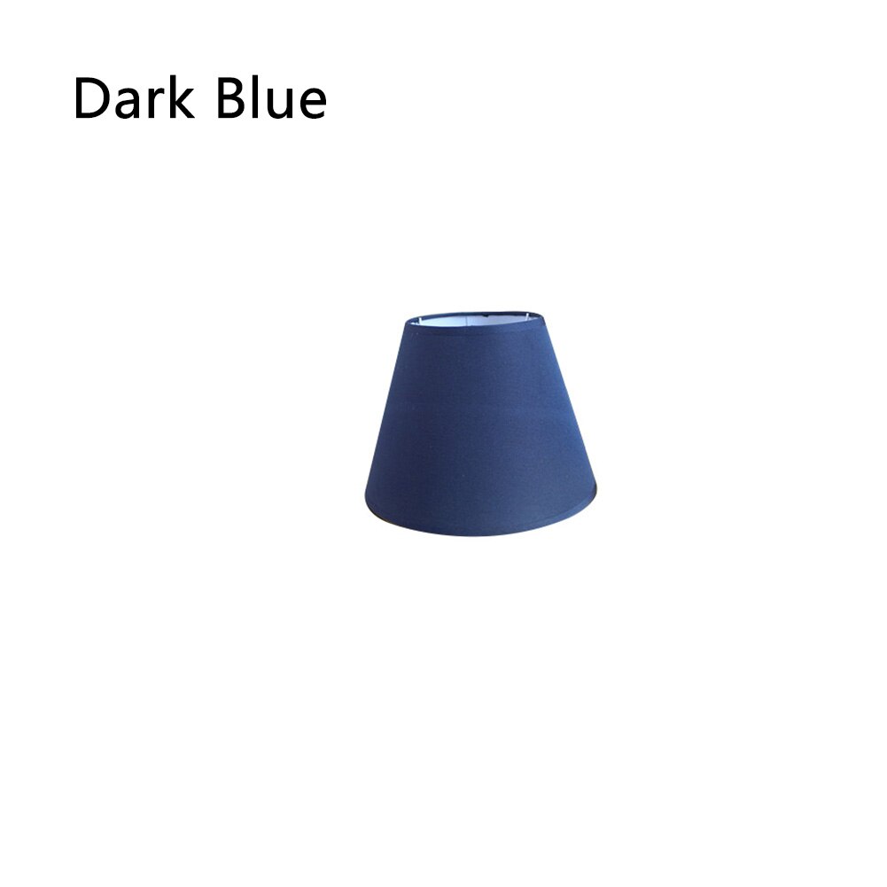 Tissu abat jour Art déco solide abat jour applique lampe de Table abat jour moderne pour la décoration de la maison: Dark Blue