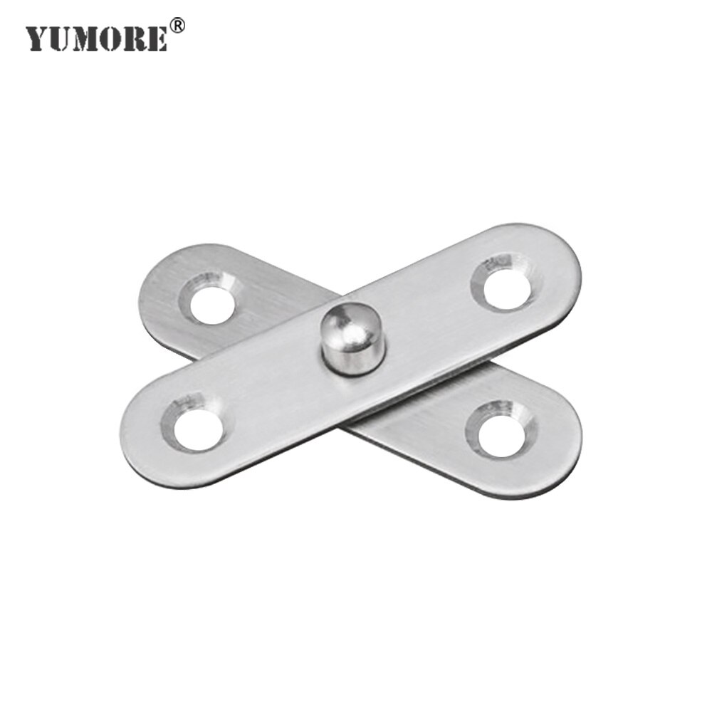 YUMORE 360 Degrees Rotating Door Pivot Rotary Stainless Steel Doors Hinges Central Axis Location Shaft Furniture Hidden Hinge: XS 56mm length
