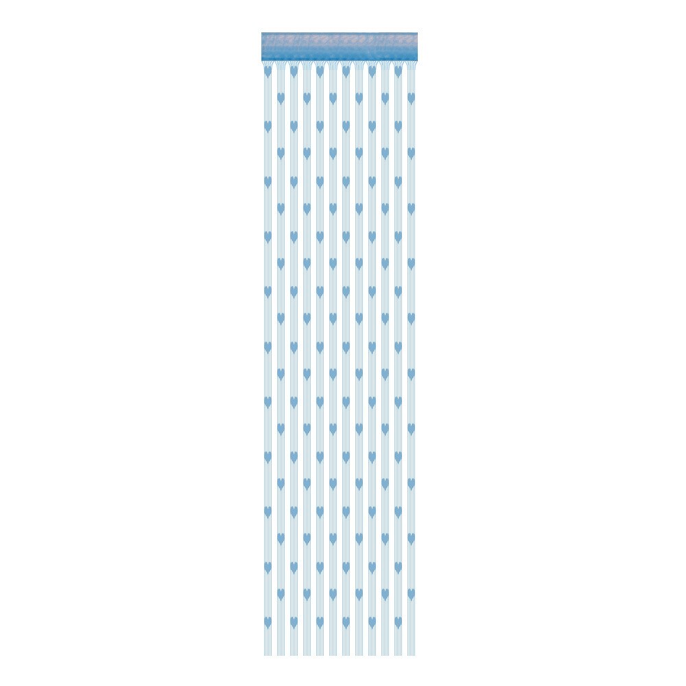Rideau à cordes en forme de cœur d'amour, 50x200cm, diviseur de porte, cantonnière, pour salon, chambre à coucher, # P: Blue 