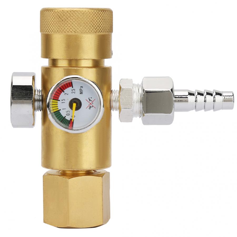 0.4-25MPa Oxygen Gas Pressure Reducer Air Flow Regulator Gauge Meter Oxygen Pressure Gauge