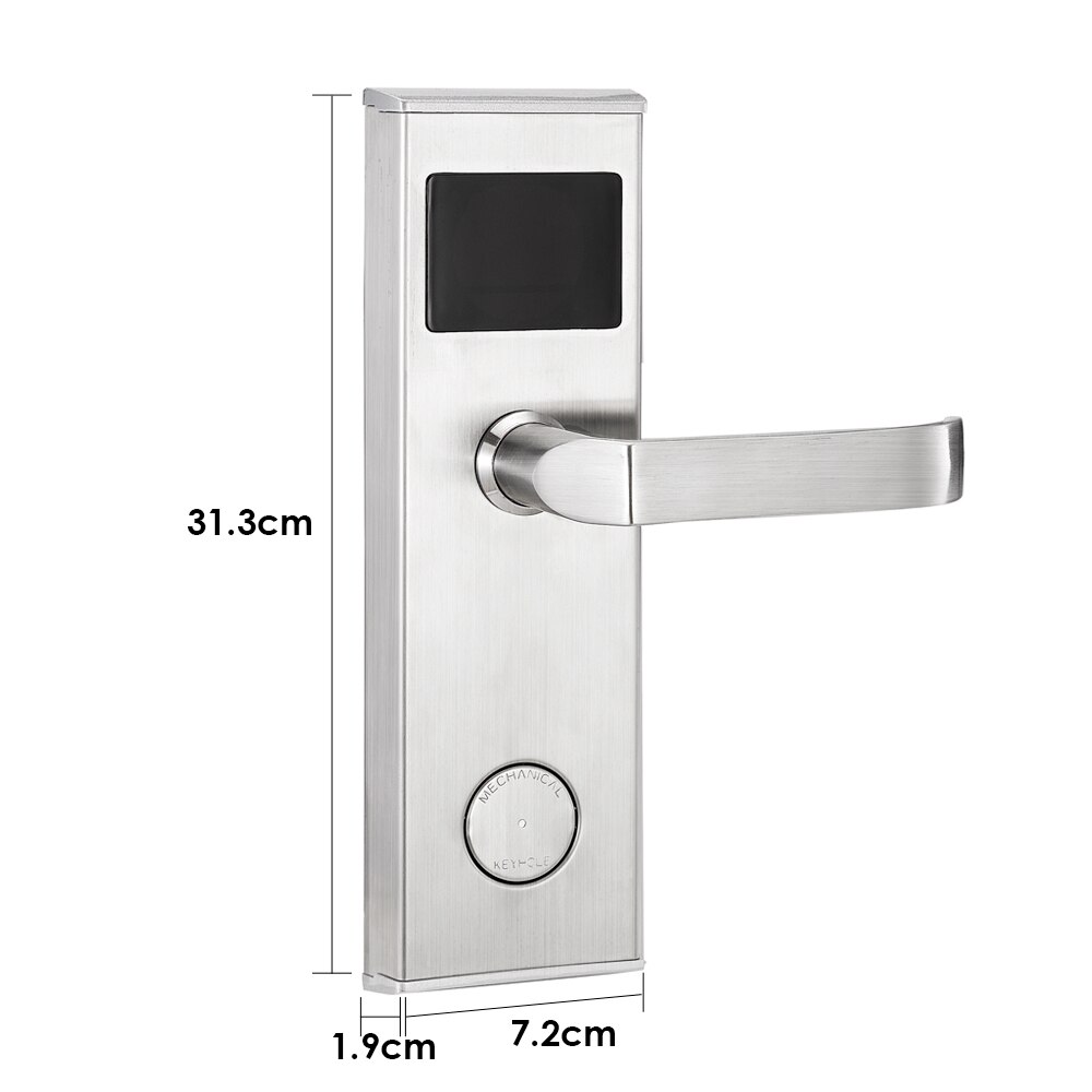 Electric Lock RFID Card Stainless Steel Door Lock Smart Door Lock For Hotel Apartment 118E-Y-S2
