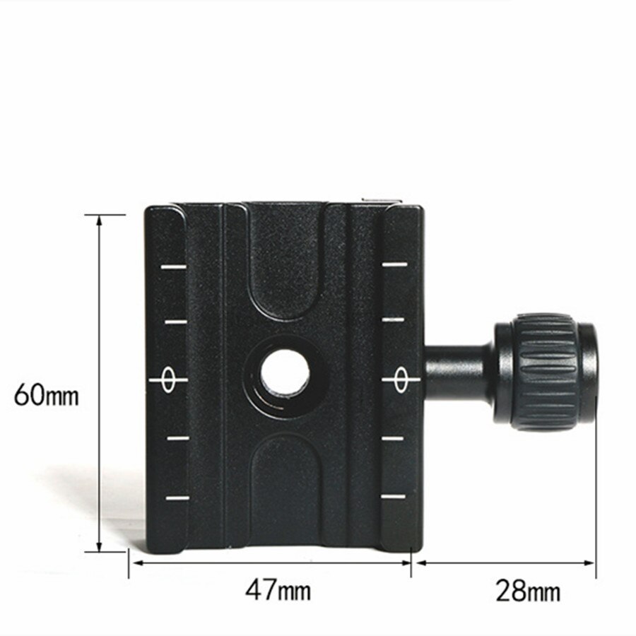 Jadkinsta 60mm Quick Release Clamping Clamp QR60 Tripod Quick Release Plate For Arca Swiss Tripod Ball Head