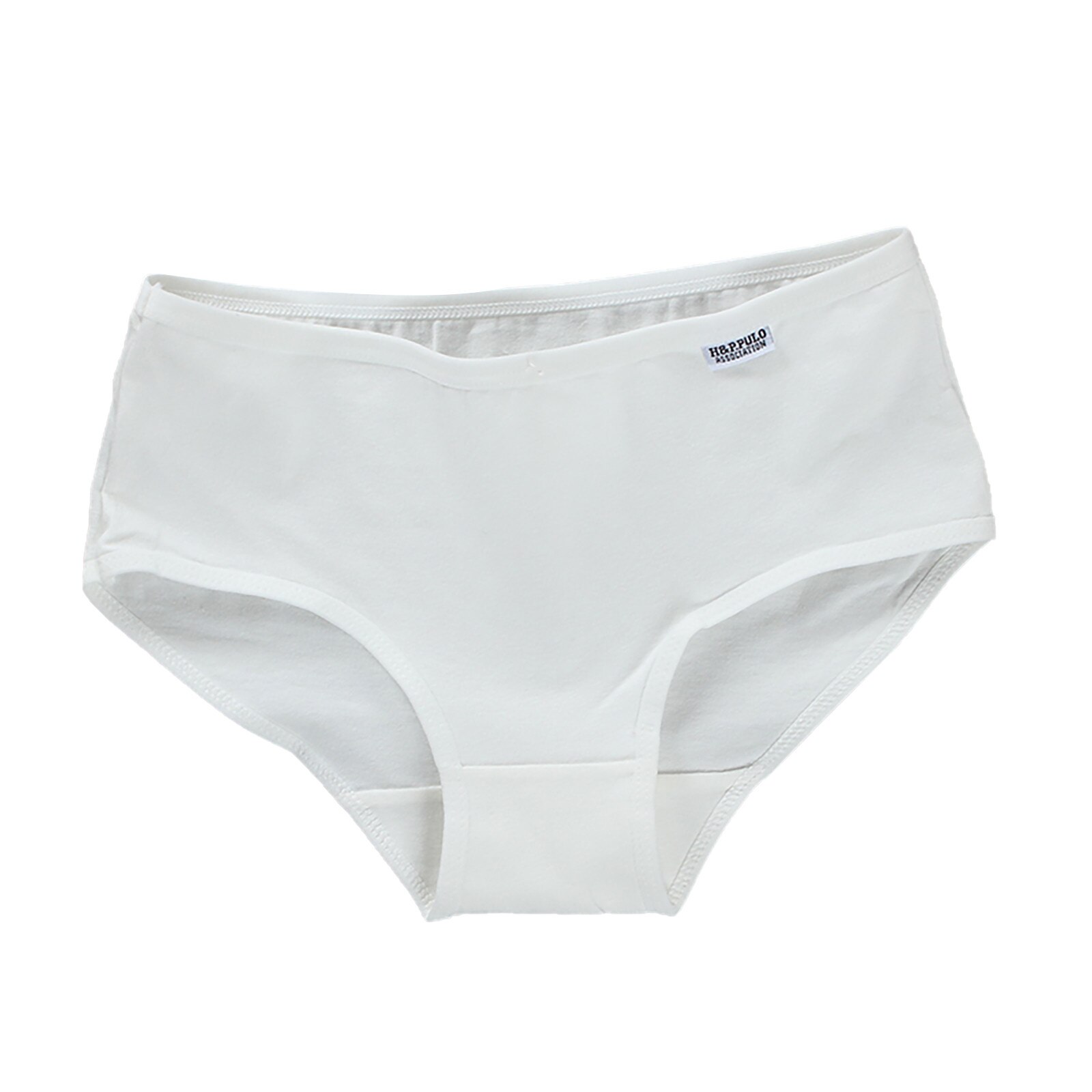 Underwear For Women Girls' Panties Underwear Pure Cotton Briefs Solid Low-rise Girls Panties Underpants Menstrual Panties: White