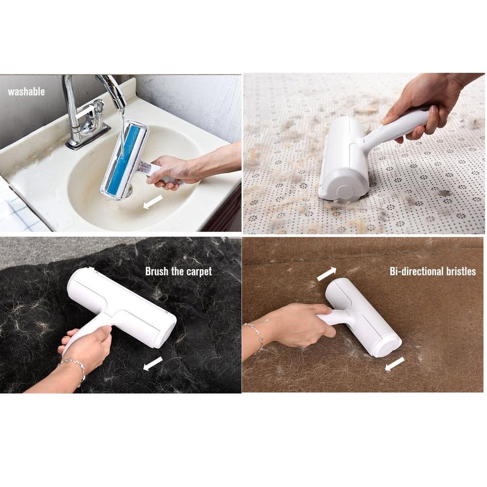 Pet Hair Remover Reusable Plastic Dog Cat Hair Cleaning Brush Removing Pet Hair Remover Roller Pet Hair Cleaning Tool