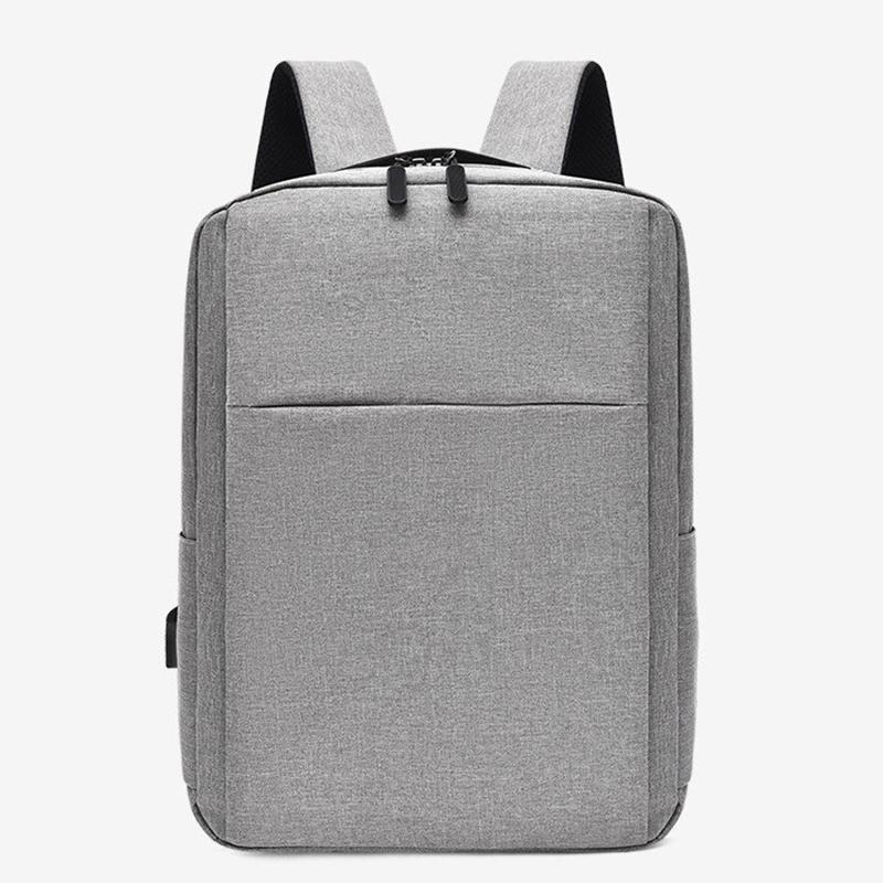 Men Backpack 15.6 Inch Laptop Men Backpack Anti Theft School Bags For Teenager Girl Boys Shoulder Bags: Gray