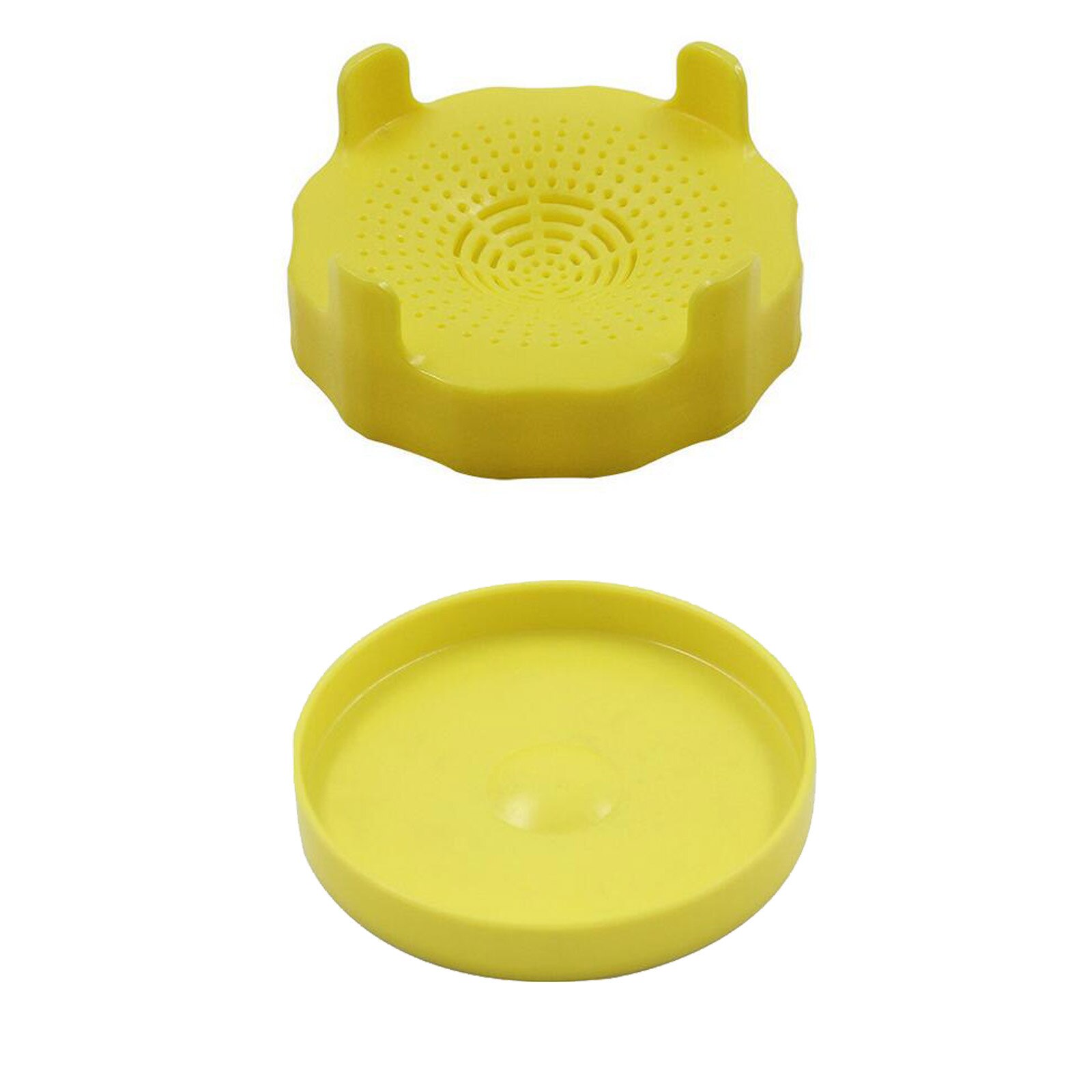 Colador de germinación de plástico de grado alimenticio, cubierta de máquina de germinación de semillas, suministros de jardín, tarro de albañil, cubierta de brotes, 25 #: A