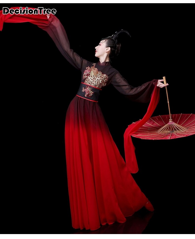 Nainen kiinalainen perinteinen mekko muinainen folk hanfu itämainen retro prinsessa tang puku keiju juhlaesitys tanssiasut