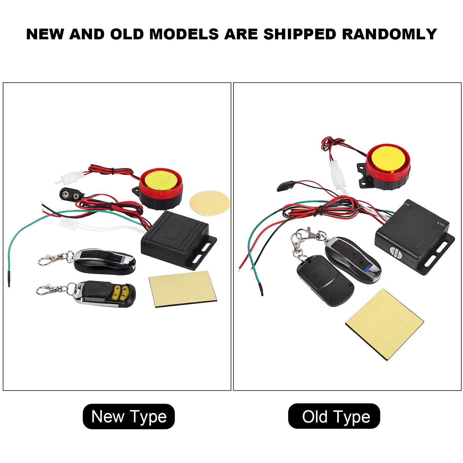 Motorcycle Bike Anti-theft Security Alarm System Remote Control 12V