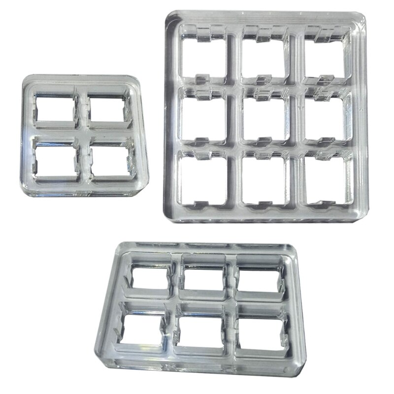 Switch Tester Base Transparent Acrylic Plate For Cherry MX Switch Storage Display Board Tester Base