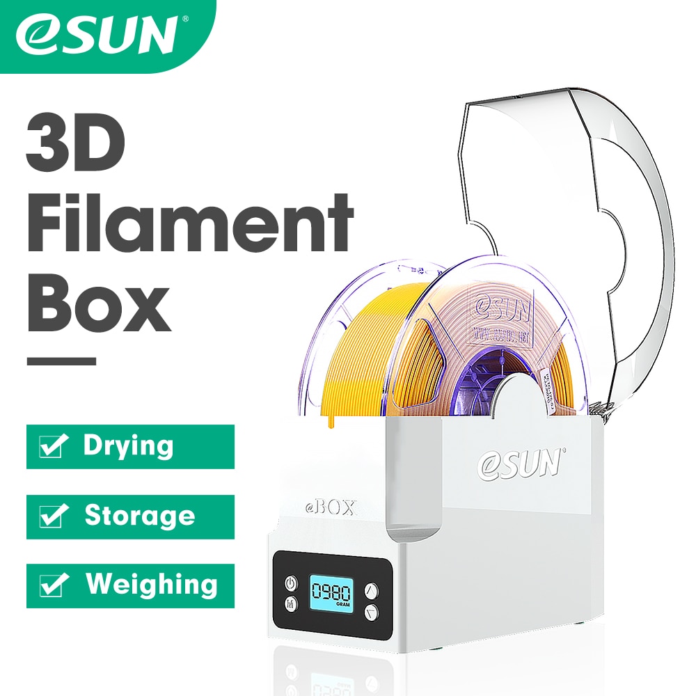 Esun Ebox 3D Printing Filament Opbergdoos Filament Opslag Houder Houden Filament Droog Meten Filament Gewicht Voor 3D Printer