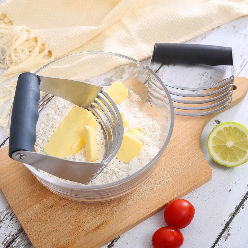 Baking Pastry Tools Stainless Steel Flour Mixer, Baking Utensils, Powder Mixer, Mixer, Butter Beater Bakeware