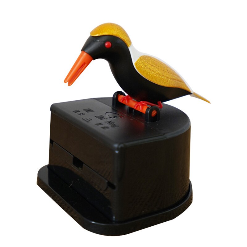 Neue Nette Kleine Vogel Zahnstocher Behälter Automatische Zahnstocher Spender Zahnstocher Halfter Dekoration Tisch Dekor: BK5