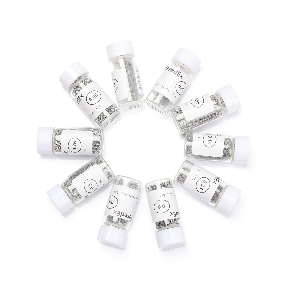 1Bottle BGA Reballing Balls(0.2 0.25 0.3 0.35 0.4 0.45 0.5 0.55 0.6 0.65 0.76 )BGA Solder Ball leaded For BGA Rework Repair Tool