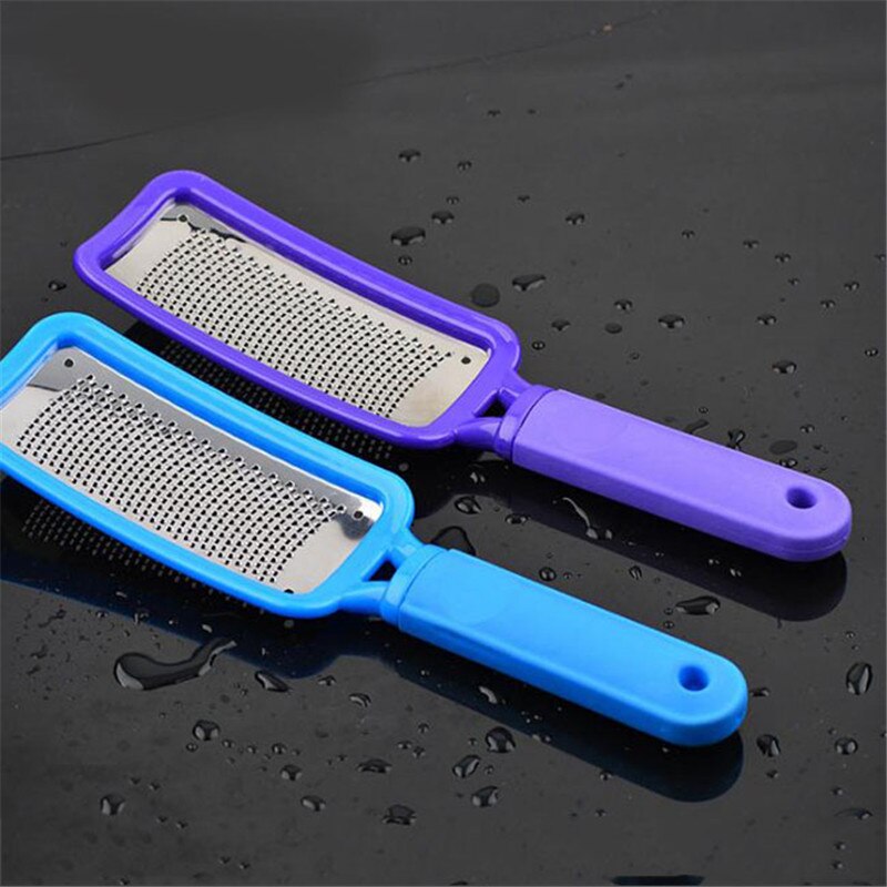 1PC Luxury Stainless Steel Foot Scrub Manicure Nail Tools Foot File Heel File Grater
