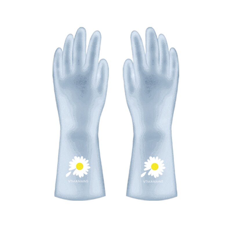 Guantes de látex y goma para lavar platos para mujer, manoplas de limpieza duraderas para el hogar, herramientas para el lavavajillas
