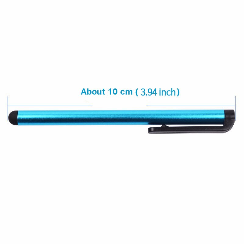 10 Stks/partij Capacitieve Touchscreen Stylus Pen Voor Iphone Ipad Touch Pak Voor Smart Telefoon Tablet Metalen Stylus Potlood