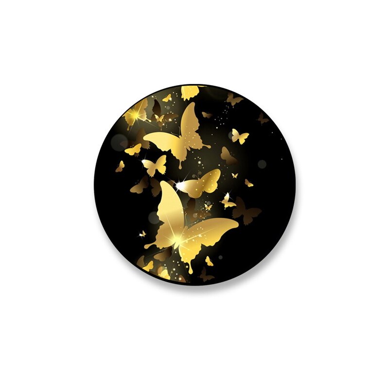 Luxe Bloem Wolf Opvouwbare Telefoon Grip Vinger Ring Telefoon Houder Telefoon Beugel Voor Iphone Standhouder Telefoon Houders: 11