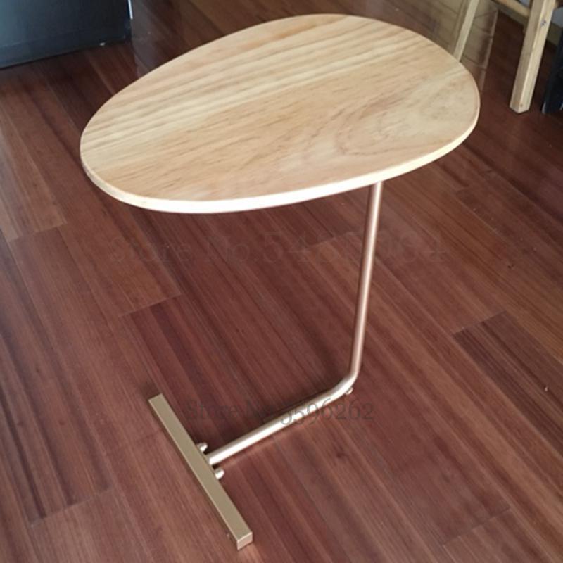 Kreative Minimalistischen Eisen Sofa Ecke Tisch Abnehmbare Massivholz Nachttisch Ecke Tisch Wohnzimmer Mini Kaffee Tisch: Funken Fy 5