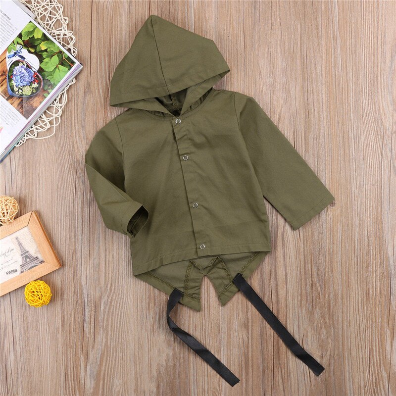 Neugeborenen Baby Jungen freundlicher Windjacke Outwear Mantel Mit Kapuze Jacke Mantel Sprint Herbst Kleidung Für 0-24Monate