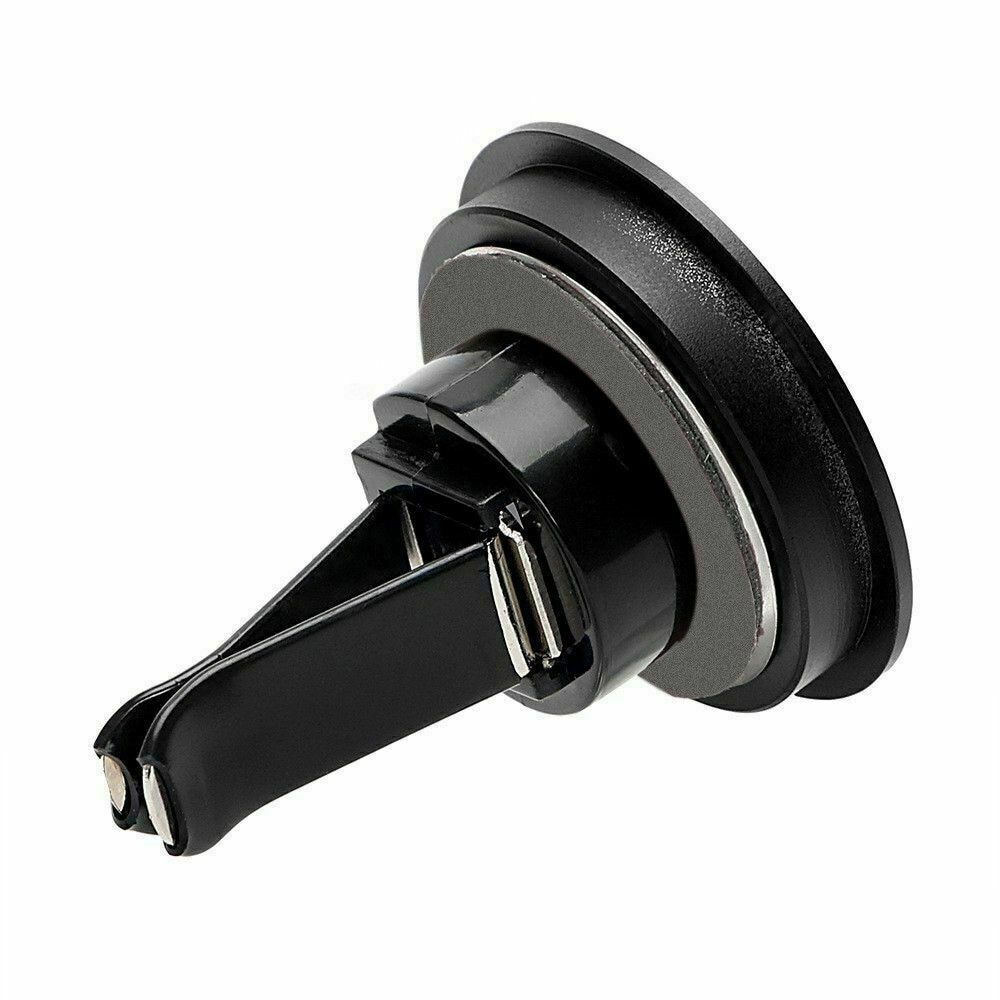 Interior Car Clock Inner Black Chrome Metal Quartz Analog Watch Decor Clip