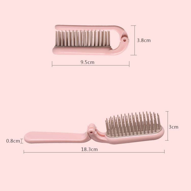 foldable portable Pet grooming comb travel soft tooth small comb cat and dog hair removal comb for long and short hair