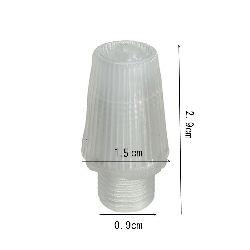 10pcs Strain Relief Piece Pendant Light Lamp Bases Socket Cloth Wire Threaded Cord Grip