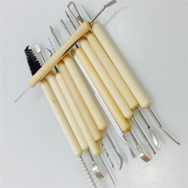 11pcs Clay Sculpting Kit Sculpt Pottery Shapers Carved Tools Smoothing Polymer Modeling Tool Ceramic Perfect Wax Carving