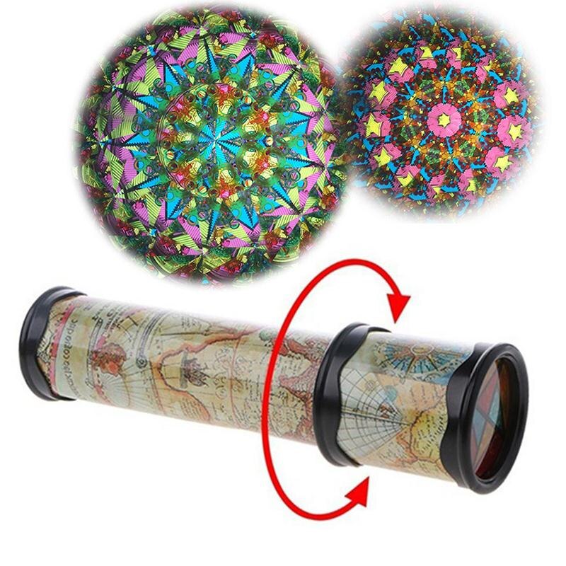 21cm Magic Kaleidoscope Prism Optical Micro Scenery Learning Xmas