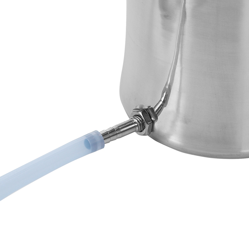 A78E-2L Health Stainless Steel Enema Bucket Suitable for Colon Cleansing Reusable Constipation Cleaning Detoxification