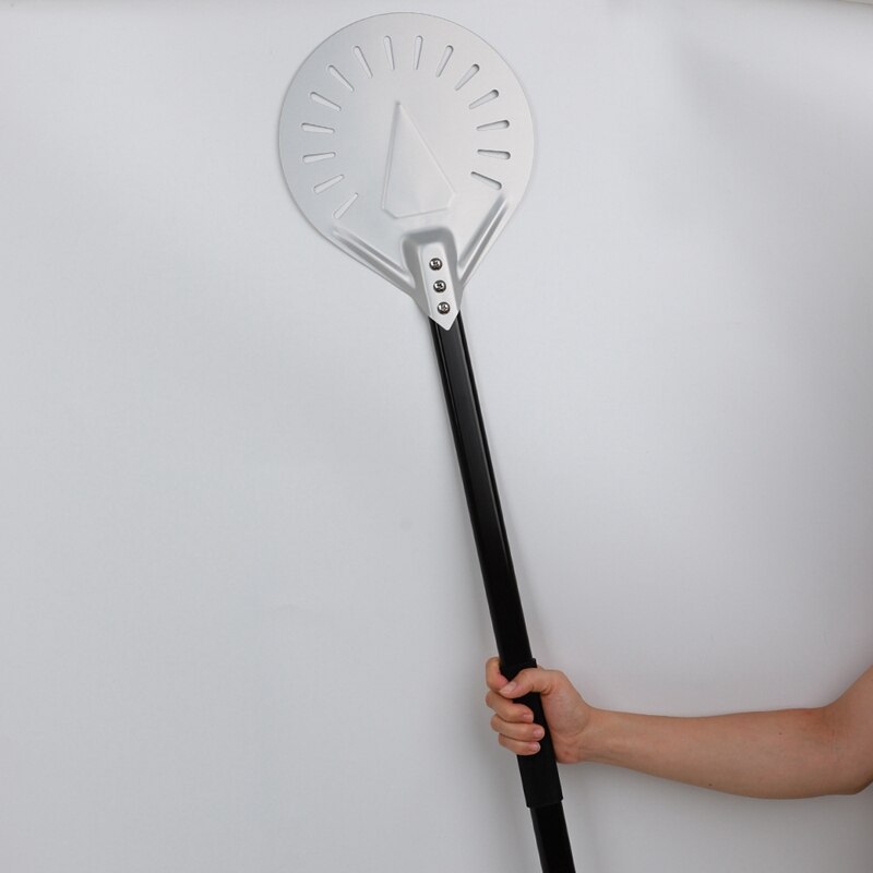 Long Handle Perforated Removable Pizza Turning Peel Pizza Shovel Aluminum Pizza Peel Paddle Peel