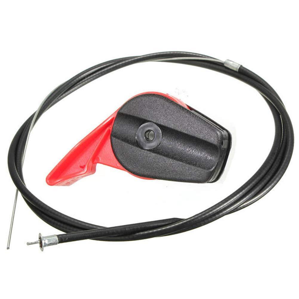 2PCS Lawnmower Throttle Switch Throttle Cable With High Plastic For Electric Petrol Lawnmower