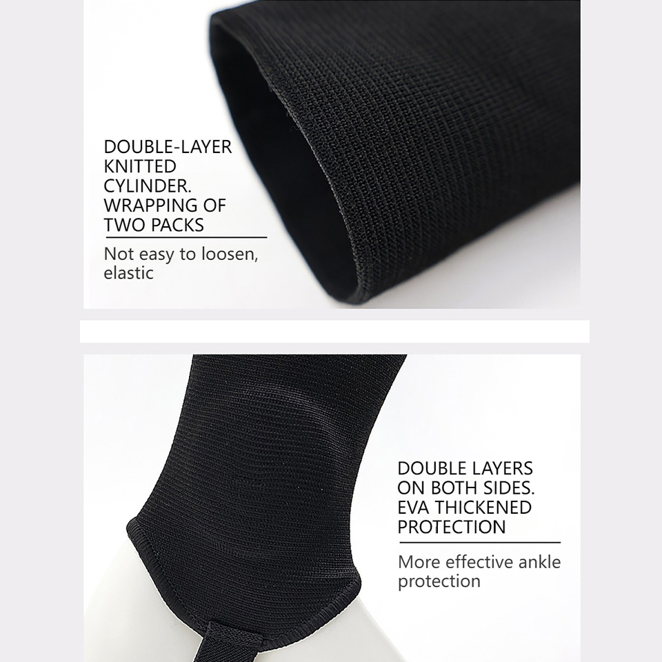 Loogdeel, 1 par, tobillera EVA, Protector anticolisión, almohadillas de doble cara, protectores de tobillo deportivos para fútbol, voleibol