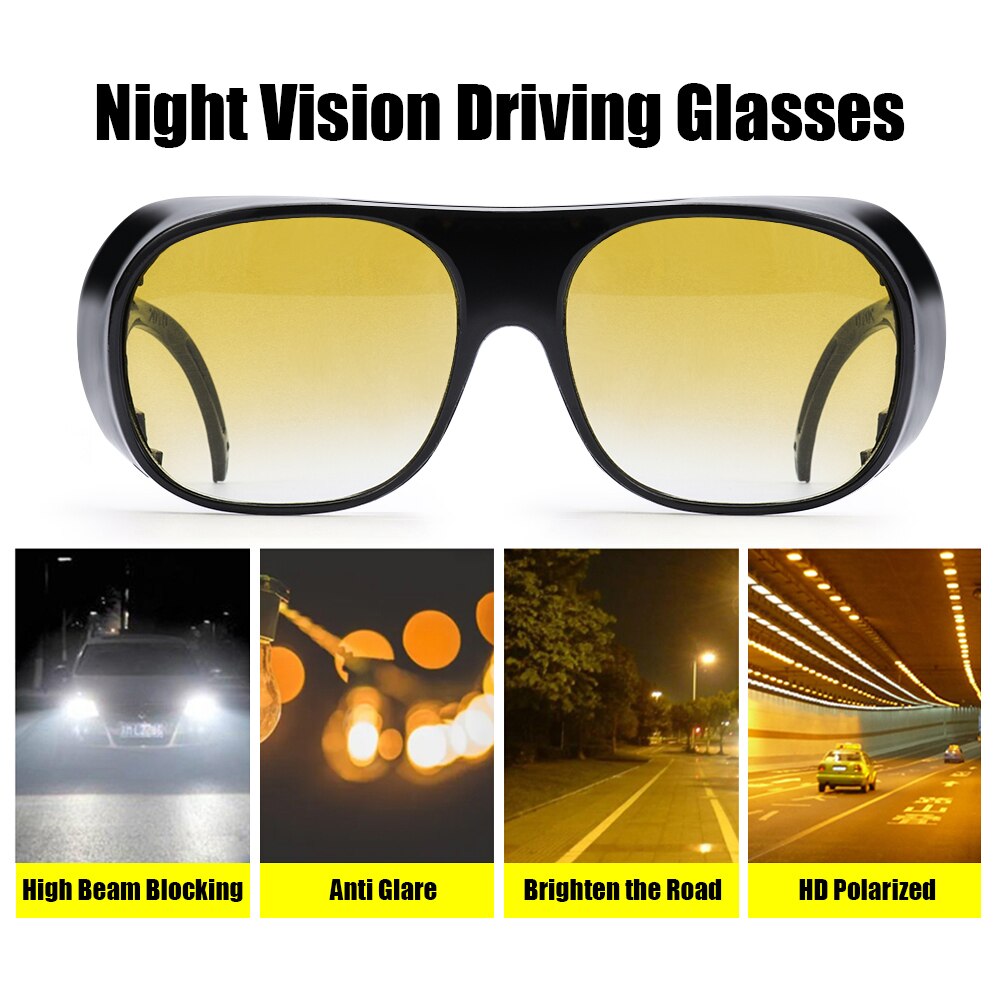 Gepolariseerde Zonnebril Nachtzicht Rijden Bril Drivers Goggles Beschermende Gears Zonnebril Voor Mannen Vrouwen