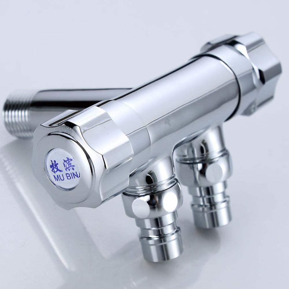 Brass Valve Bathroom Shower Faucet Water Splitter Shower Valve Converter Nozzle Spray For Shower Water Valve Mixer Diverter C8D5