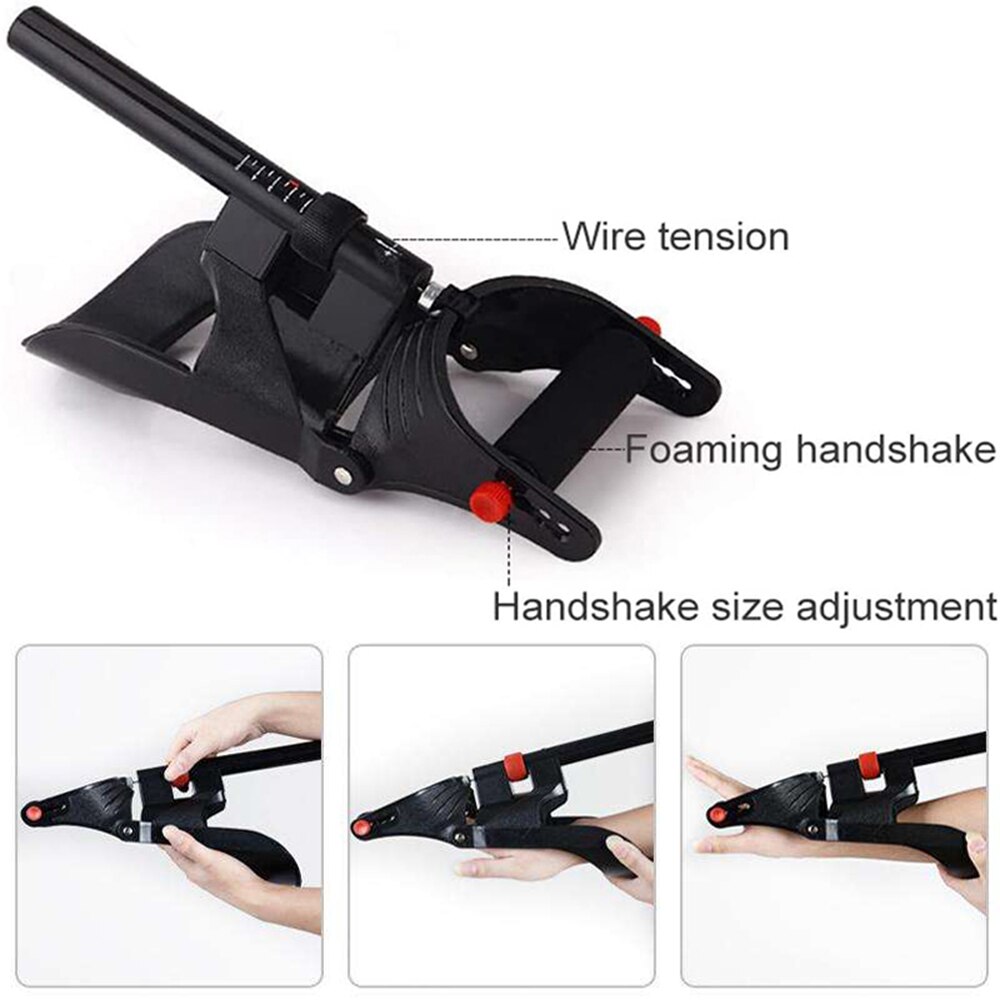Hand Grip Exerciser Trainer Wrist and Forearm Developer Hand Wrist Device Strengthener Home Gym Gear