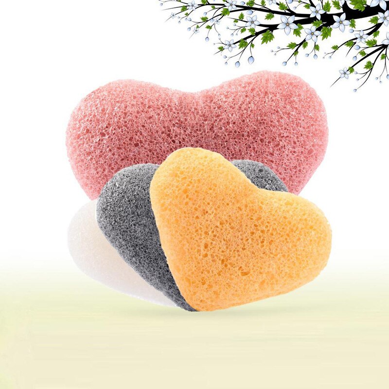 Forma de gota de agua esponja Natural Konjac Konnyaku cosmético Puff Facial piel de la cara limpiar esponja de maquillaje al por mayor herramientas de belleza