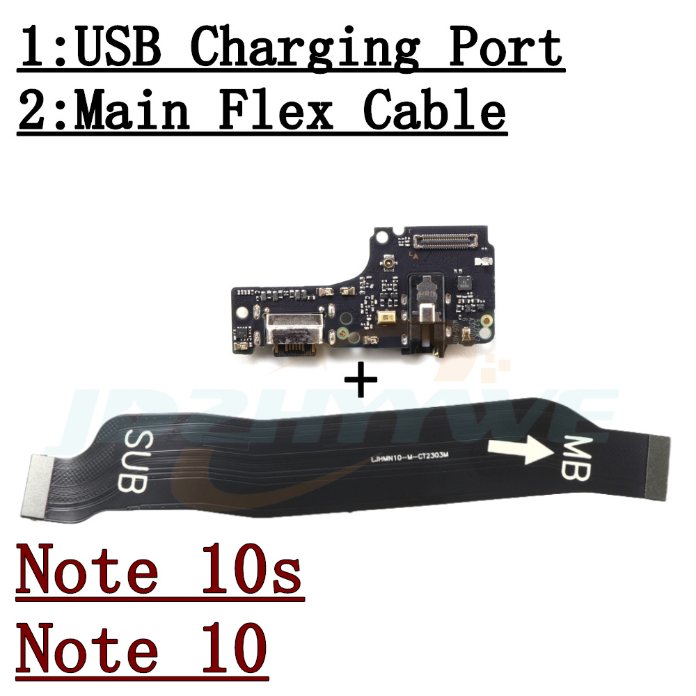 USB-Ladeanschluss SIM-Kartenleser-Anschlussplatine für Xiaomi Redmi Hinweis 9S 9 10 10s 11 11s 12 12S 13 Profi+ 5G 4G Hauptflexkabel: Gold