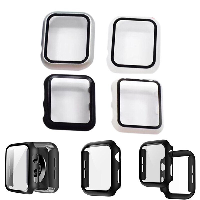 Case Cover for Apple Watch Bracelet Tempered Glass for IWatch for Apple Watch 4/5/6