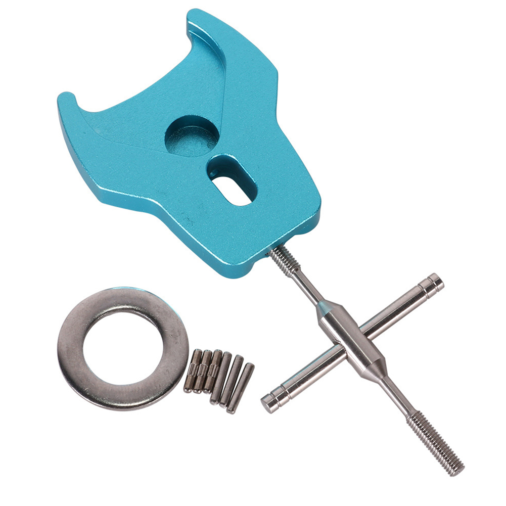 Fishing Reel Disassembly Maintenance Fishing Reel Aluminum Alloy Wheel Road Wheel Water Droplet Wheel Disassembly Parts: Golden