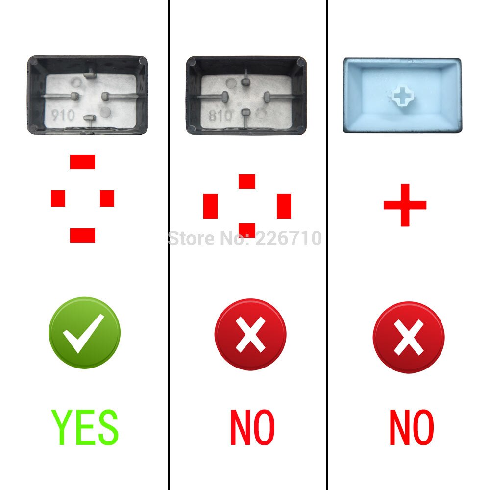 Arrow Keys↑↓←→ Vervanging Keycaps Voor Logitech G310 G413 G613 G810 G910 Toetsenbord Romer G (Up Down Links Rechts Toetsen)