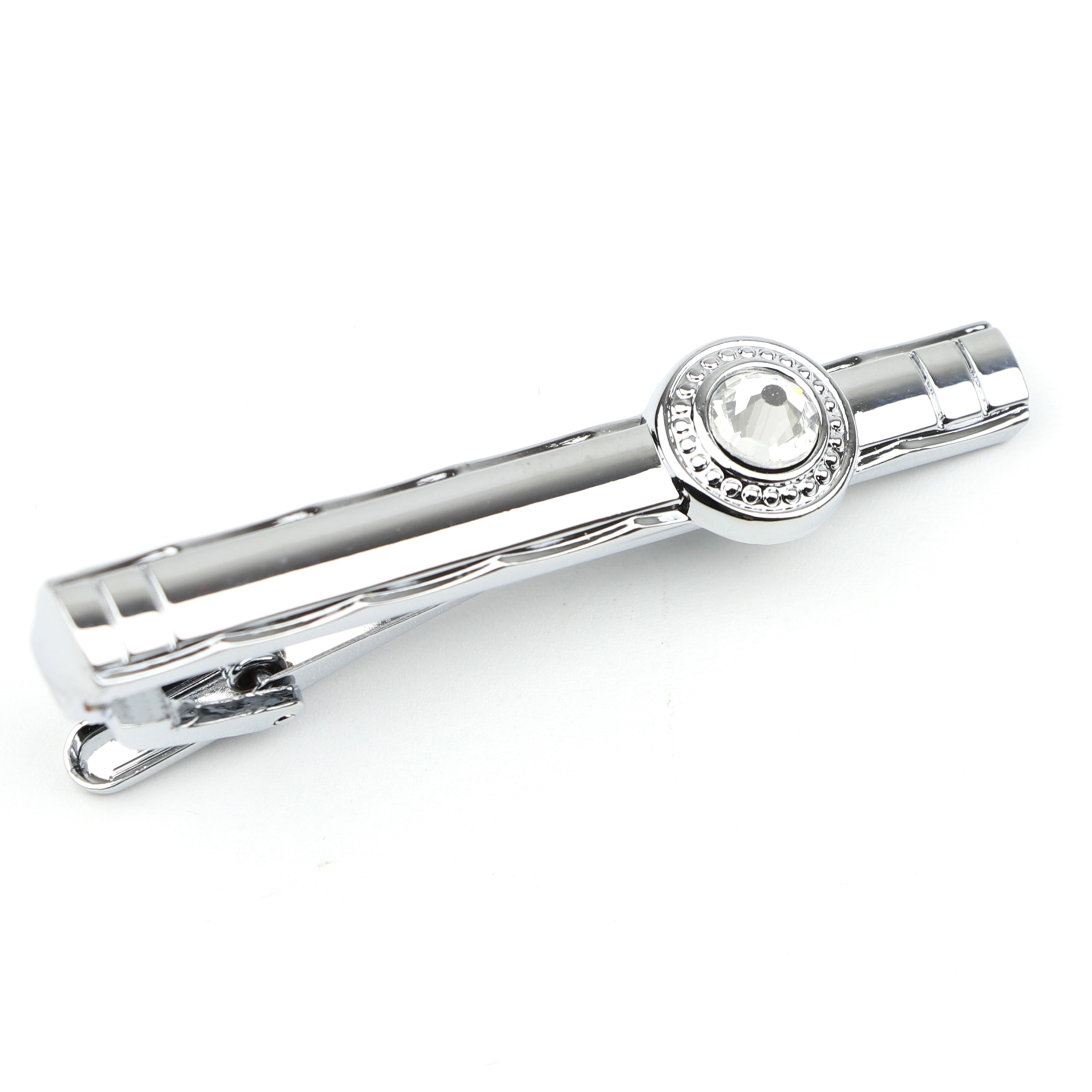 Brand Tie Clip Sieraden Eenvoudige Emaille Mens Business Luxe Bar Pinch Sluiting Tie Pin