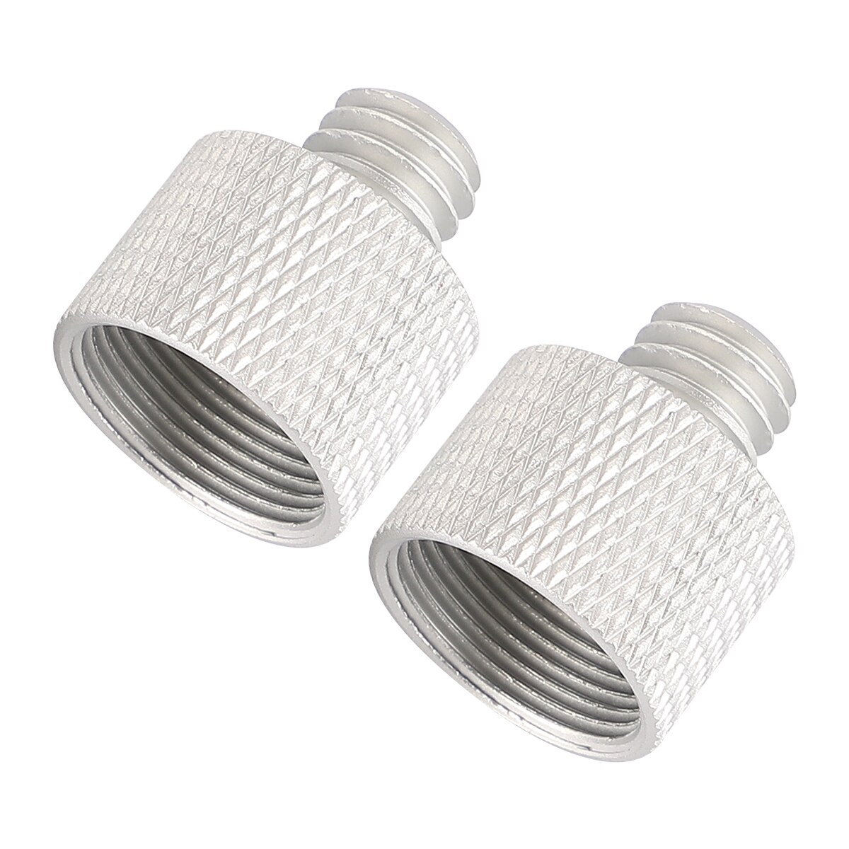 2 Sets Practical Mic Clip Adapter Thread Screw Adapter 5/8 to 3/8 Adapter