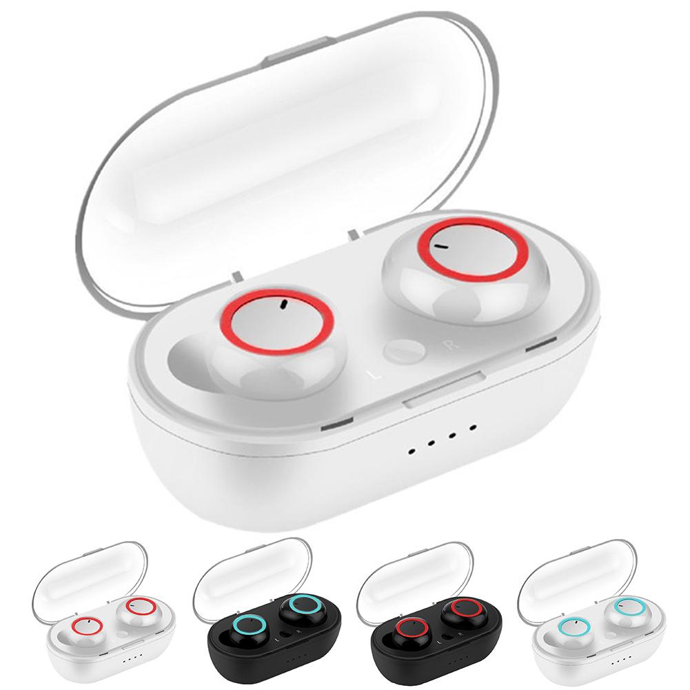 Ipx 6 waterdichte draadloze oordopjes 5.0 bluetooth oordopjes met touchbediening, oordopjes met microfoon, oplaaddoos, automatisch koppelen