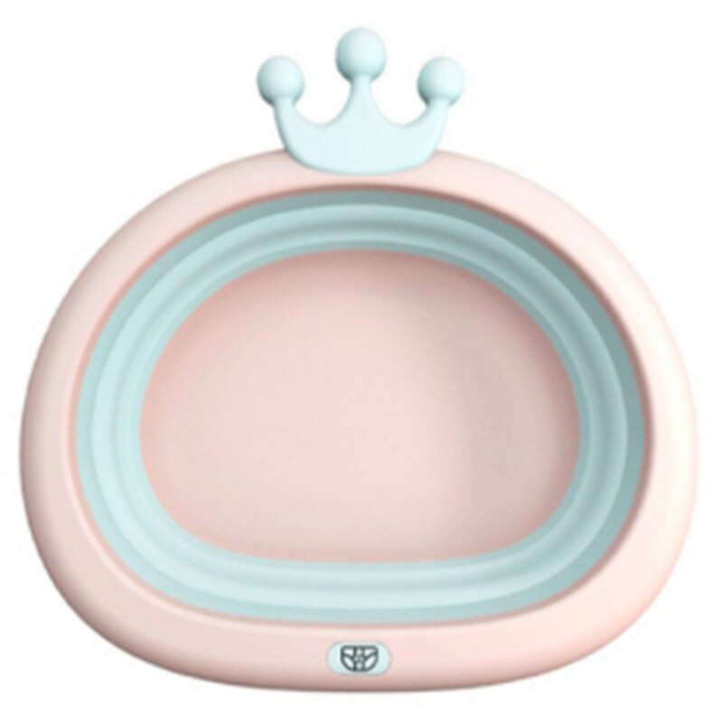 Bañera plegable para bebé recién nacido, bañeras para Baby Shower, lavado de cuerpo, portátil, plegable, lavable, respetuoso con el medio ambiente: Blue