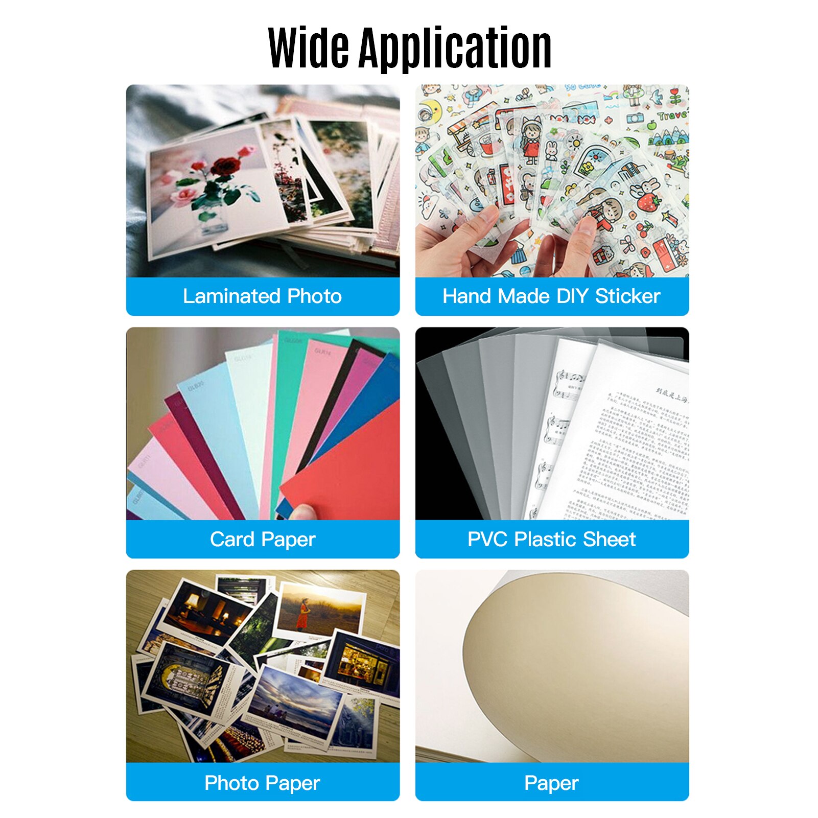 Mini Paper Trimmer Guillotine Cutter Desktop Paper Cutting Machine with Security Cutter Head Side Ruler for Craft Paper Photos